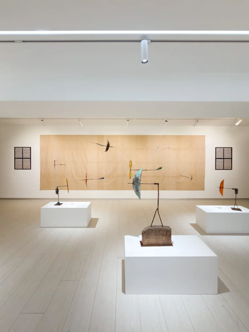 Installation shot from Josep Riera i Aragó: The Voyage of Life - Half-Century Journey into the Unknown, @ Bluerider ART