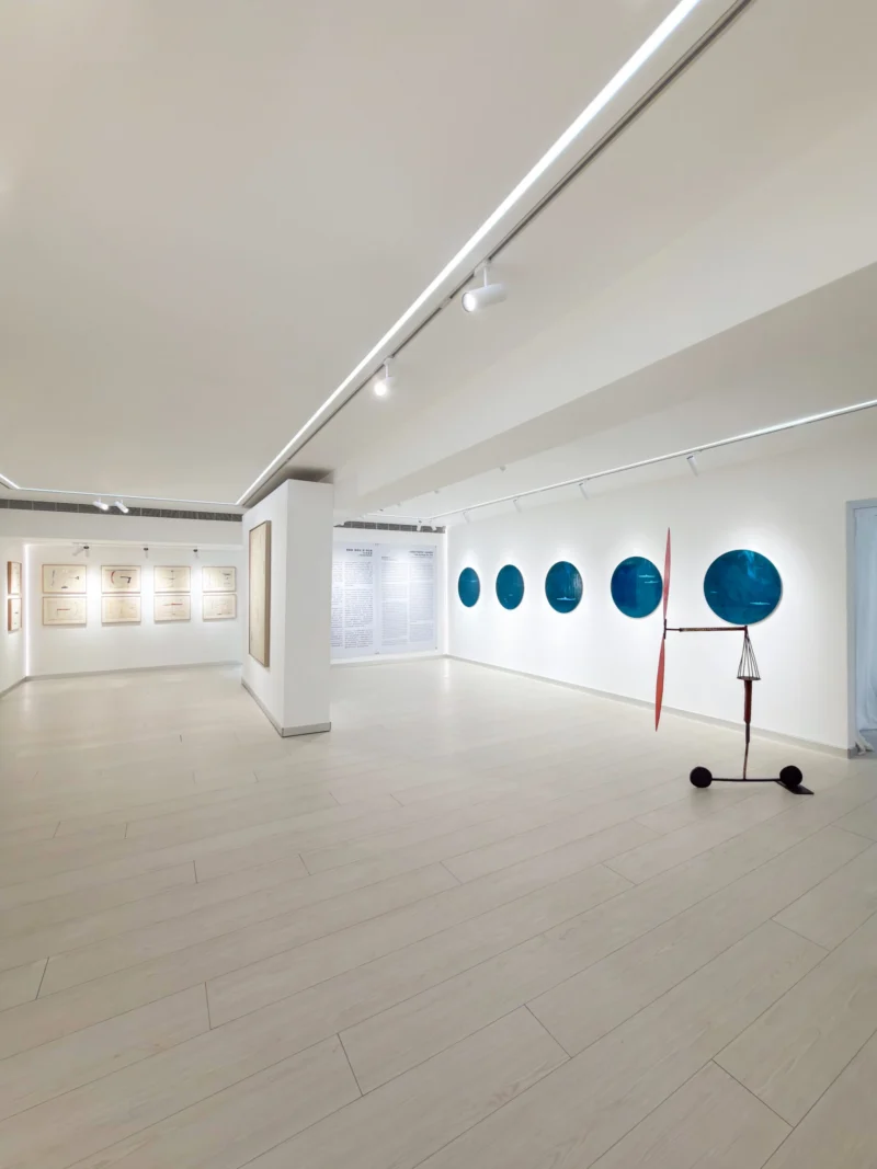 Installation shot from Josep Riera i Aragó: The Voyage of Life - Half-Century Journey into the Unknown, @ Bluerider ART