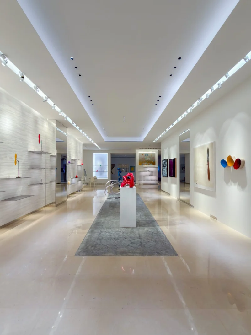 Installation shot from Butterflies of Light, @ Bluerider ART