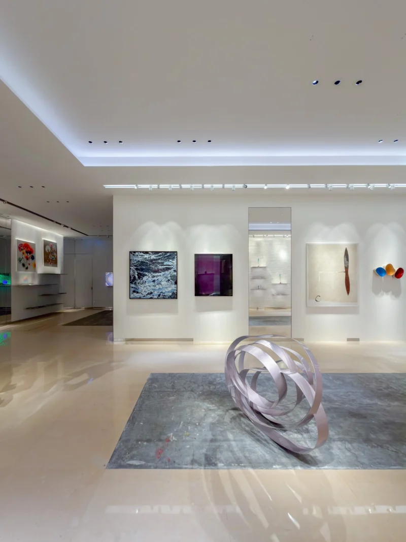 Installation shot from Butterflies of Light, @ Bluerider ART