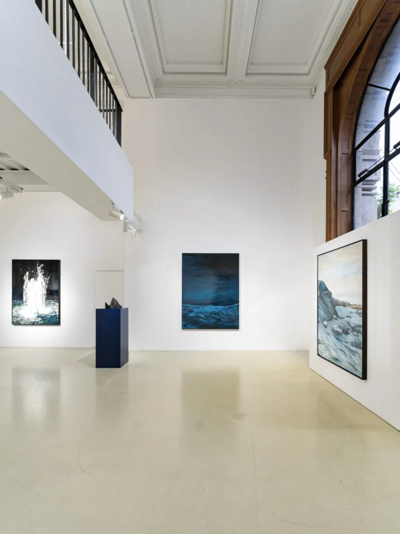Installation shot from Sven Drühl: Hyper Landscape - Beyond the Sea of Fog, @ Bluerider ART
