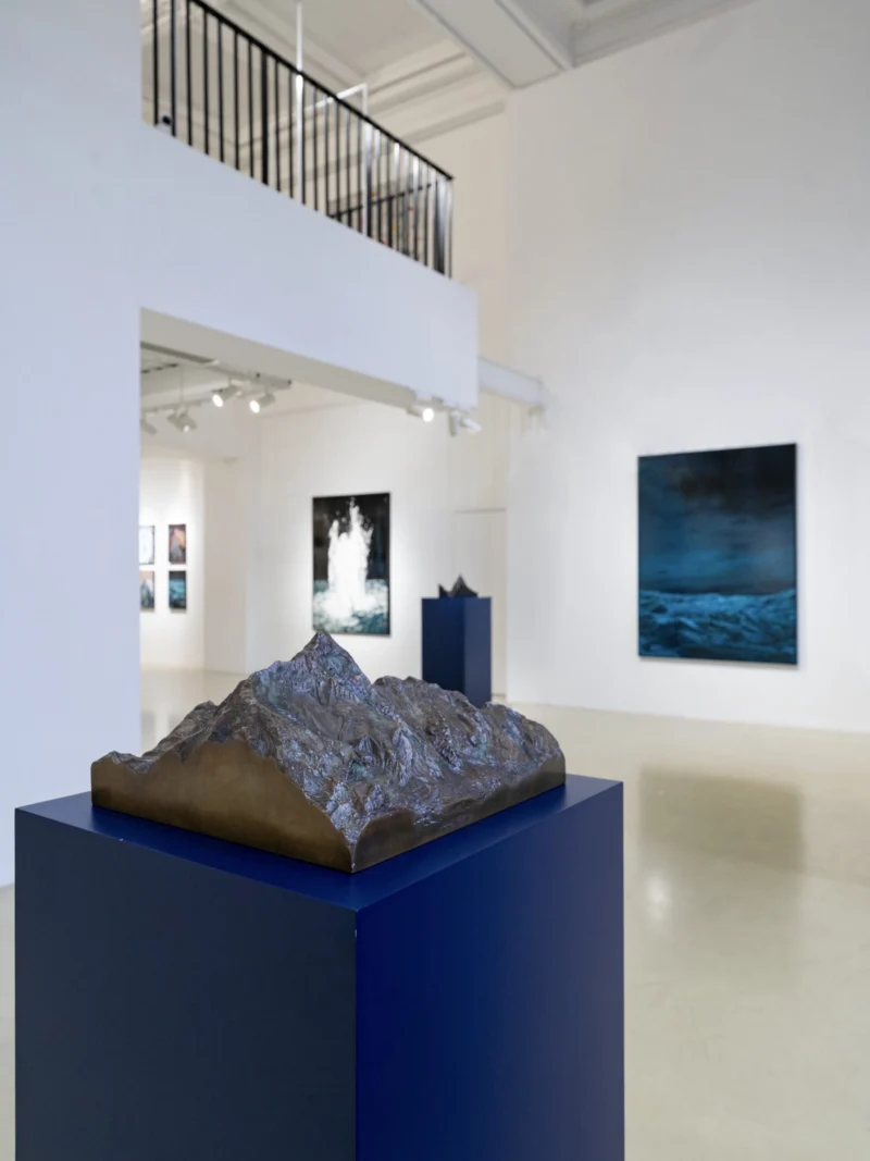 Installation shot from Sven Drühl: Hyper Landscape - Beyond the Sea of Fog, @ Bluerider ART