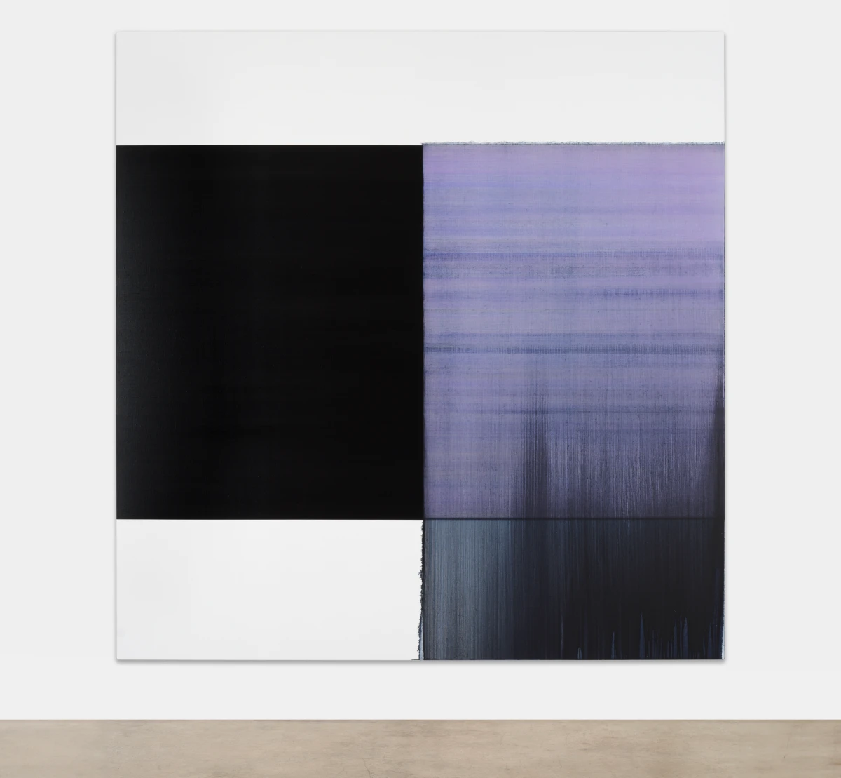 Callum Innes, Exposed Painting Delft Blue Phthalocyanine, 2019