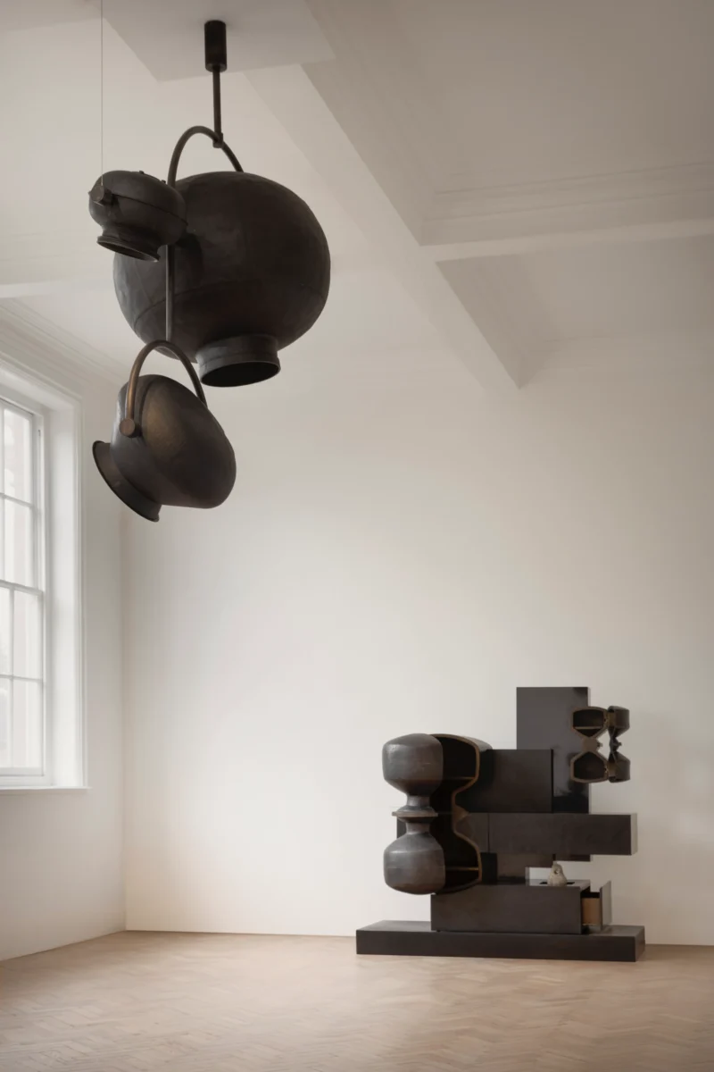 Installation shot from Ashiesh Shah: Taamr, @ Carpenters Workshop Gallery