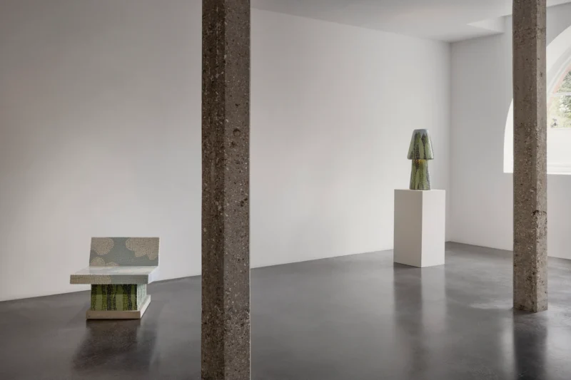 Installation shot from Léa Mestres X Martin Laforêt: Small Car, Big Windows, @ Carpenters Workshop Gallery