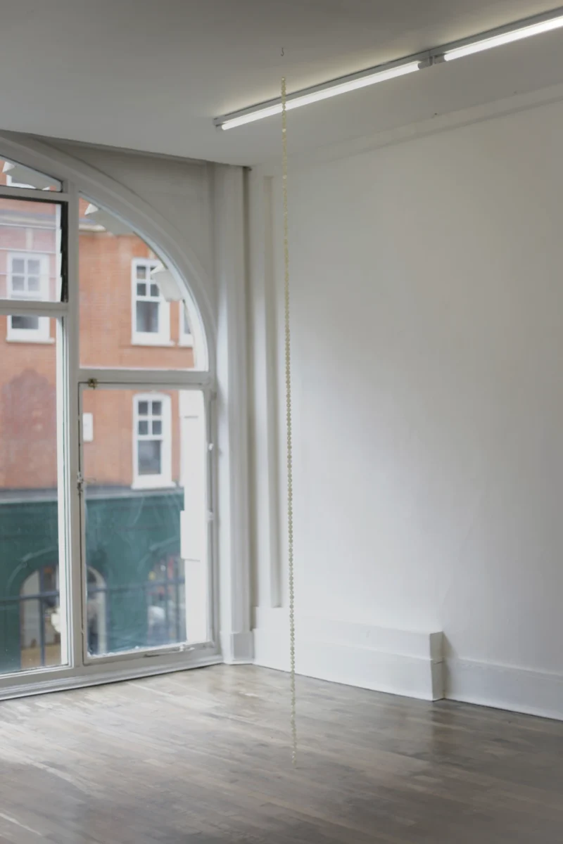 Installation shot from Carmela De Falco: Listening with Eyes, Watching with Ears, @ DES BAINS