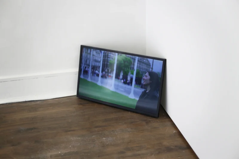 Installation shot from Carmela De Falco: Listening with Eyes, Watching with Ears, @ DES BAINS