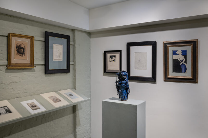 Installation shot from Prints and Drawings from the 16th to the 20th Century, @ Emanuel von Baeyer
