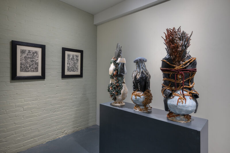 Installation shot from Prints and Drawings from the 16th to the 20th Century, @ Emanuel von Baeyer