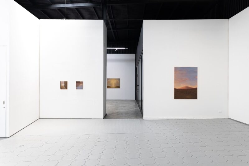 Installation shot from Jonny Alexander: A Memory of Light, @ Colector