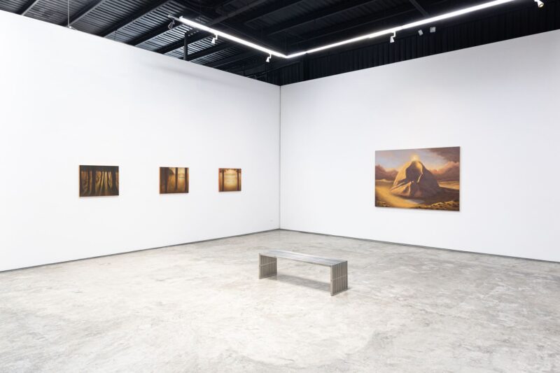 Installation shot from Jonny Alexander: A Memory of Light, @ Colector