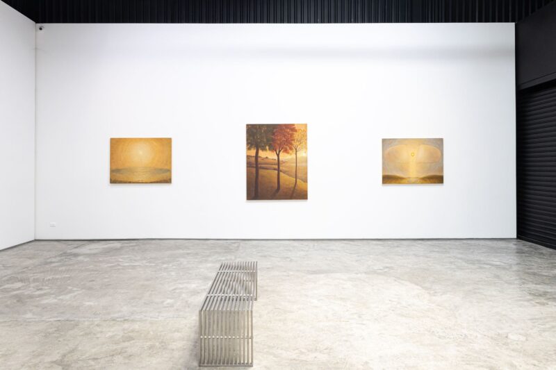 Installation shot from Jonny Alexander: A Memory of Light, @ Colector