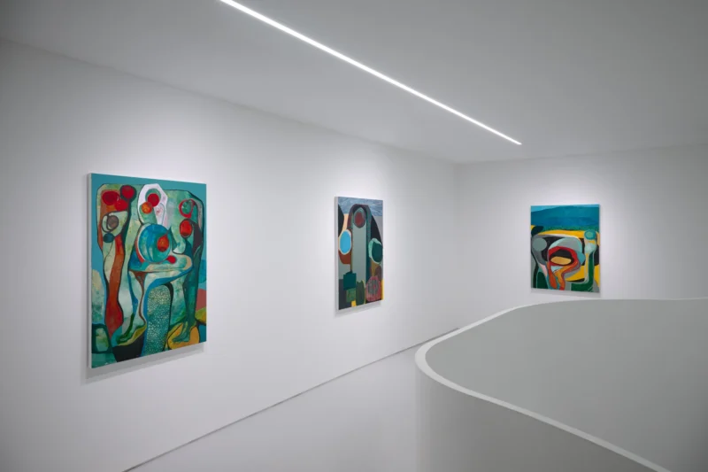 Installation shot from Merikokeb Berhanu: Cellular Memory, @ Esther Schipper