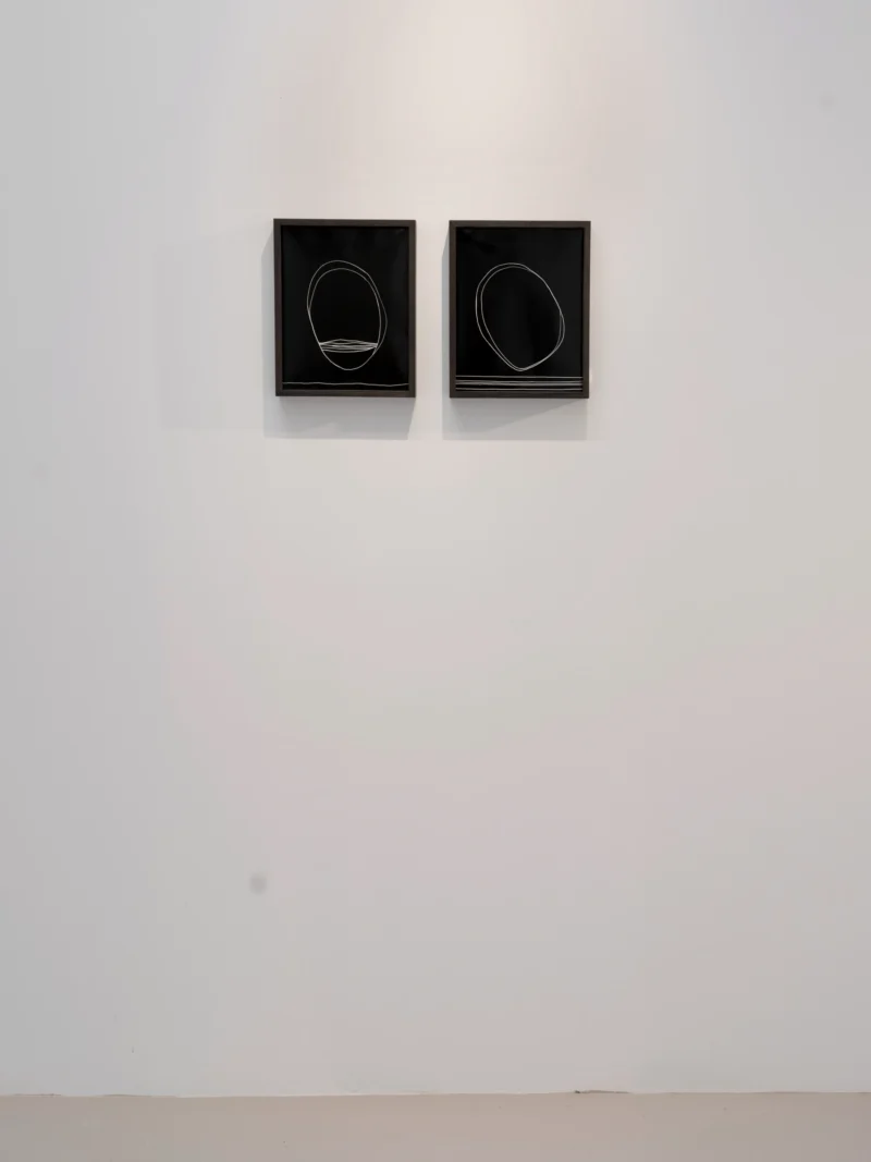 Installation shot from Loredana Nemes: Falling Into Now, @ Galerie Esther Woerdehoff