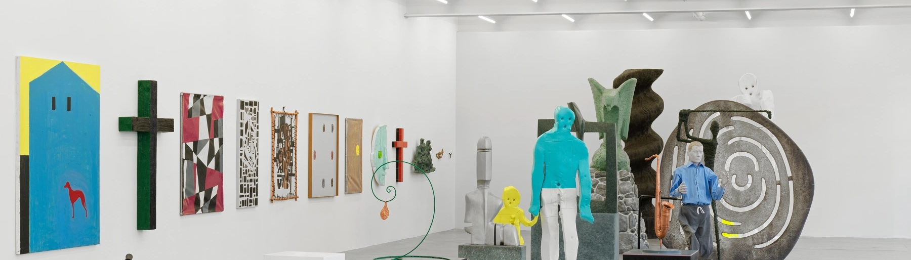 Image for our show of the day, Valentin Carron: The Slope (Works 2005–2026), at Galerie Eva Presenhuber, Maag Areal