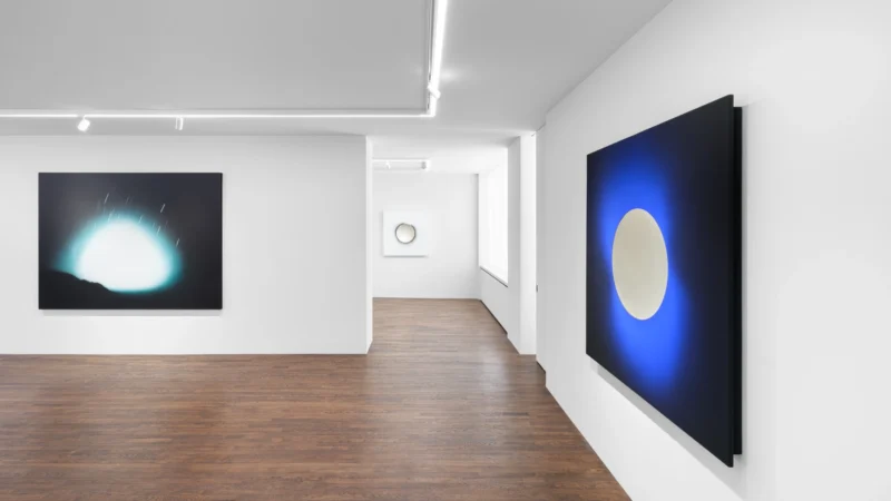 Installation shot from Cosmic Landscapes, @ Galerie Mitterrand