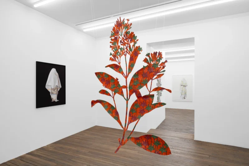 Installation shot from Ishita Chakraborty: East Is Everywhere, @ Galerie Peter Kilchmann