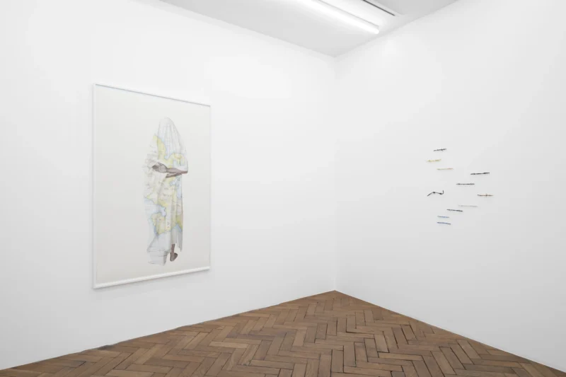 Installation shot from Ishita Chakraborty: East Is Everywhere, @ Galerie Peter Kilchmann