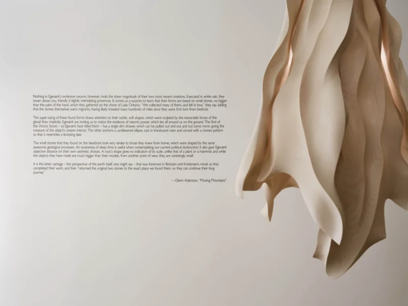 Installation shot from EGEVÆRK: Forms of Belonging, @ HB381