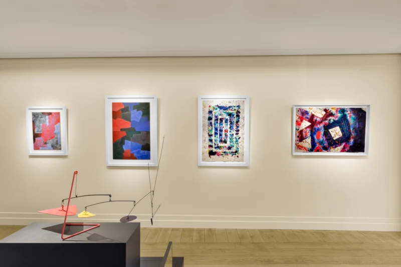 Installation shot from THE SEVENTIES, @ HELENE BAILLY MARCILHAC