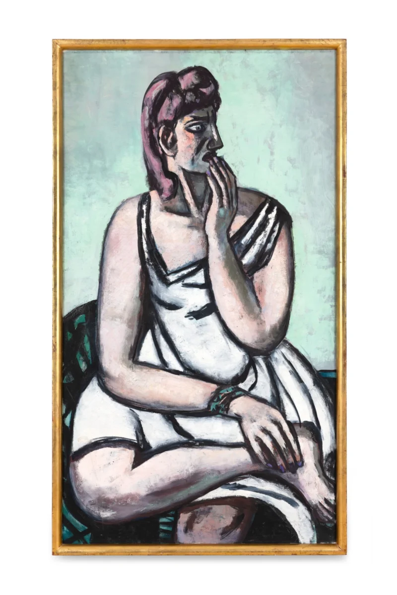 Max Beckmann, Die Erschrockene (The Frightened Woman), 1947
