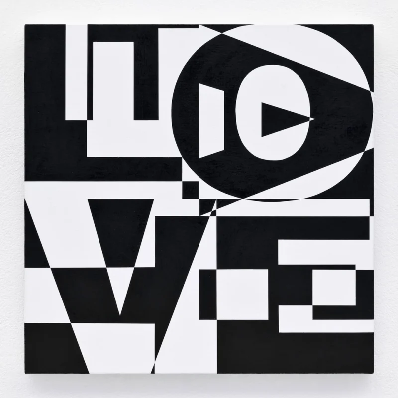 Heimo Zobernig, untitled (Text: LOVE/HATE), 2026