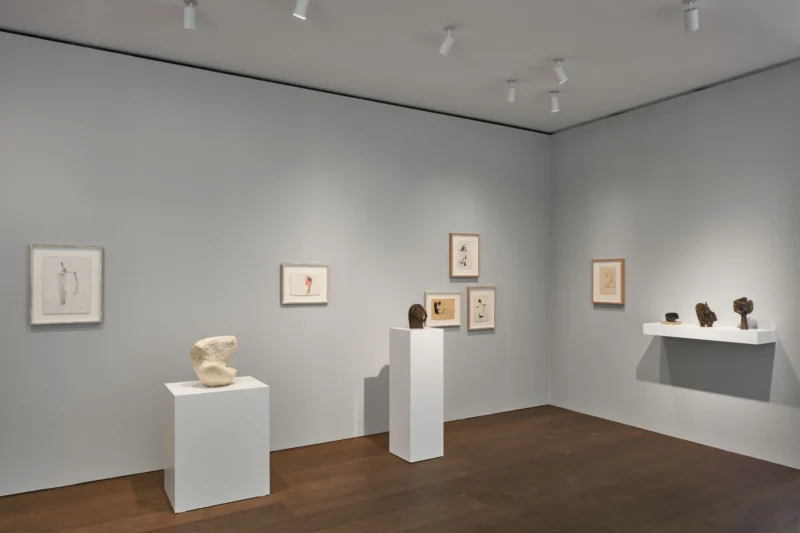 Installation shot from Alina Szapocznikow. Autobiography in Fragments, @ Hauser & Wirth