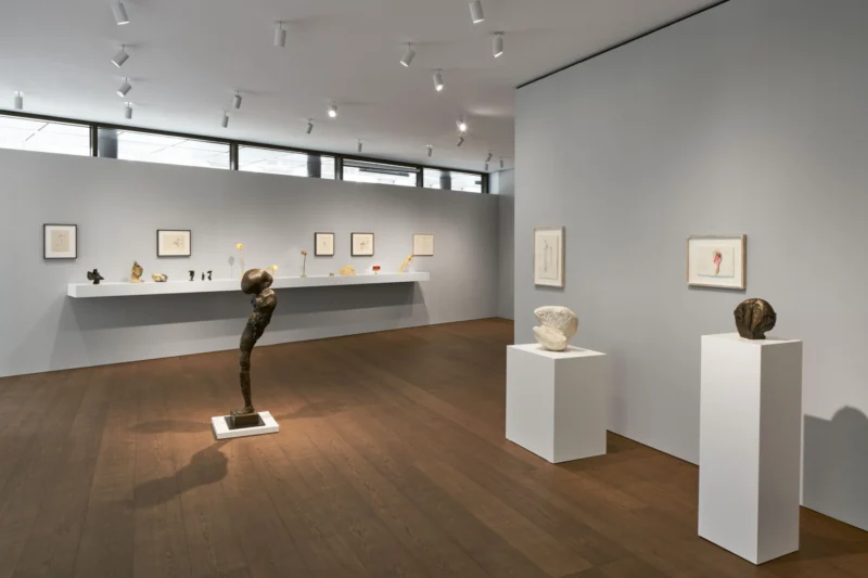 Installation shot from Alina Szapocznikow. Autobiography in Fragments, @ Hauser & Wirth