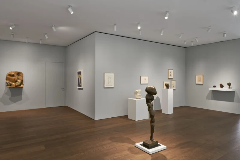 Installation shot from Alina Szapocznikow. Autobiography in Fragments, @ Hauser & Wirth
