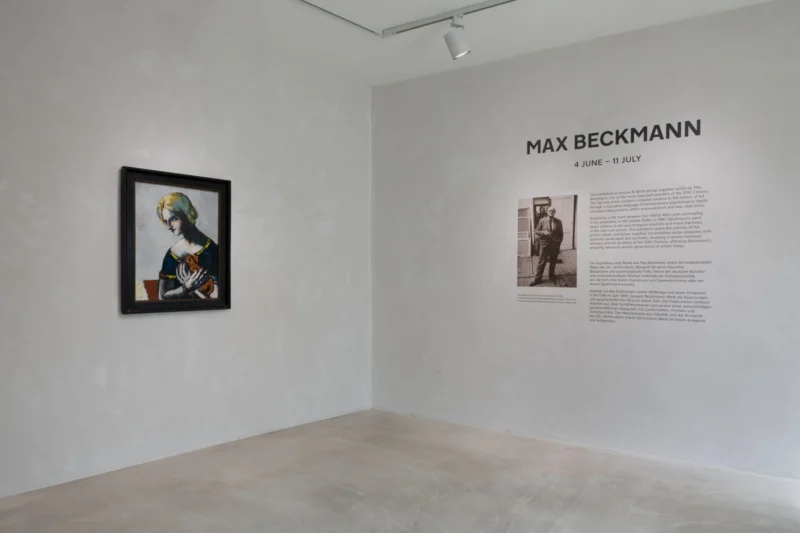 Installation shot from Max Beckmann, @ Hauser & Wirth