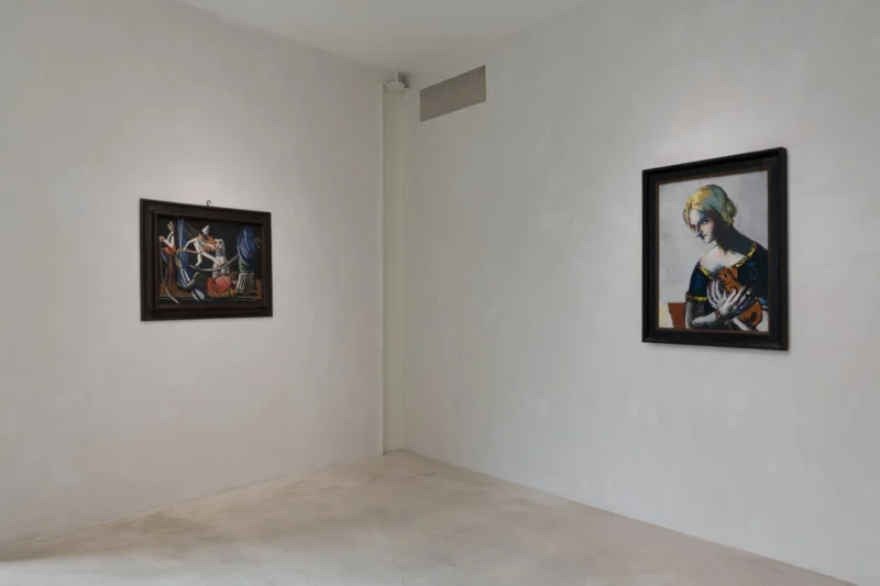 Installation shot from Max Beckmann, @ Hauser & Wirth