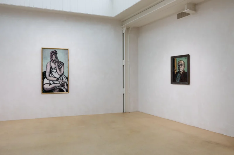 Installation shot from Max Beckmann, @ Hauser & Wirth