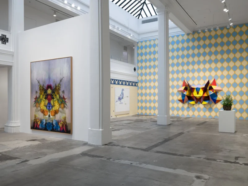 Installation shot from Keith Tyson: The Generative Universe, @ Hauser & Wirth