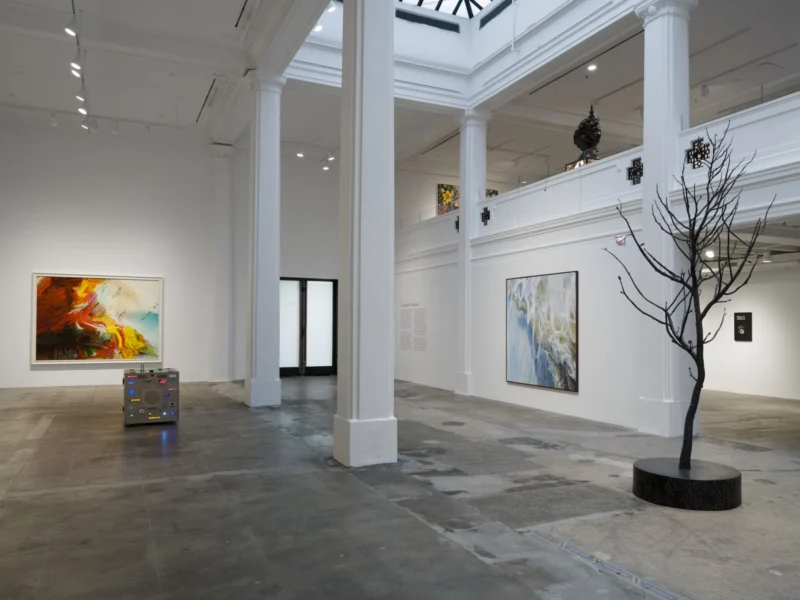Installation shot from Keith Tyson: The Generative Universe, @ Hauser & Wirth