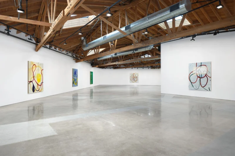 Installation shot from Zhang Enli, @ Hauser & Wirth
