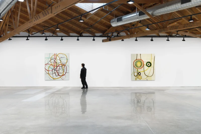 Installation shot from Zhang Enli, @ Hauser & Wirth