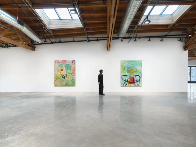 Installation shot from Zhang Enli, @ Hauser & Wirth