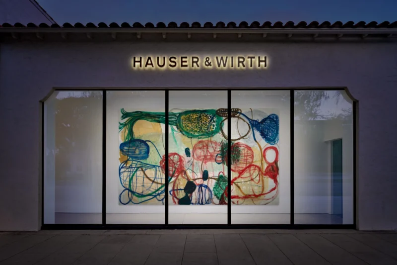 Installation shot from Zhang Enli, @ Hauser & Wirth