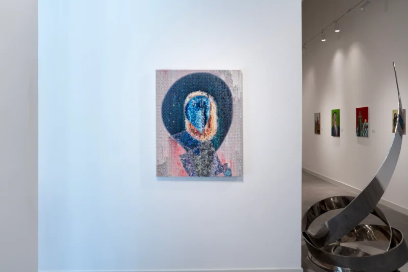 Installation shot from Made in the UAE, @ JD Malat Gallery