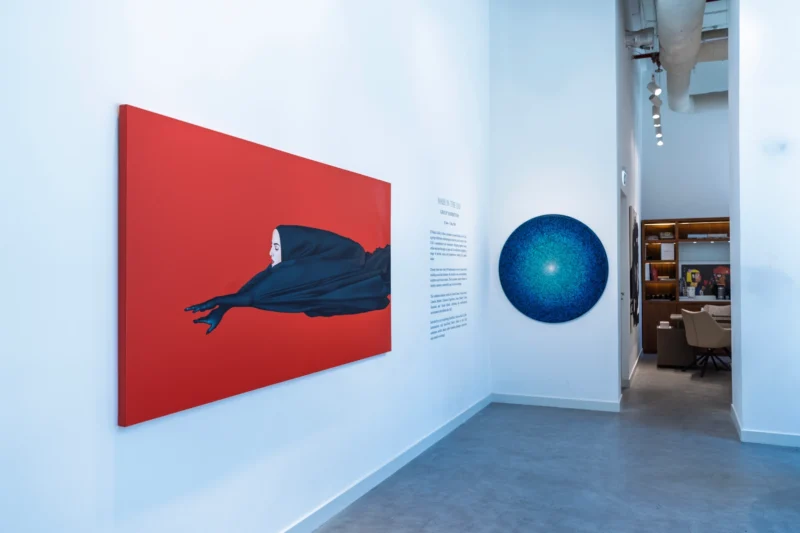 Installation shot from Made in the UAE, @ JD Malat Gallery