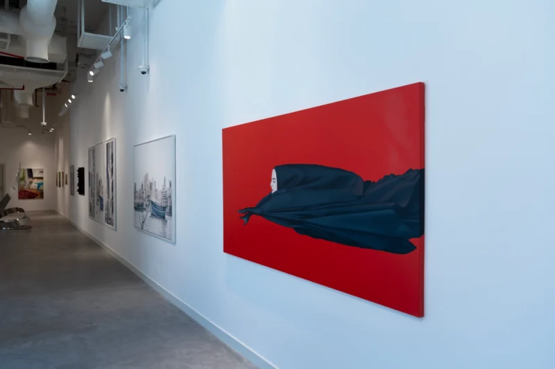 Installation shot from Made in the UAE, @ JD Malat Gallery