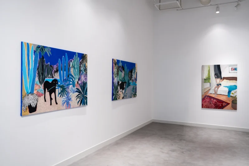 Installation shot from Made in the UAE, @ JD Malat Gallery