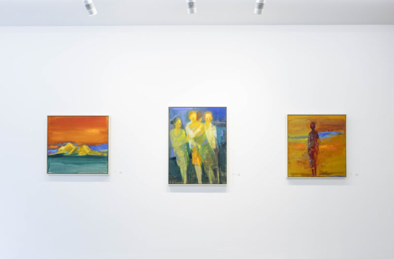 Installation shot from Henry Jabbour: The Courage To Be II, @ Pontone Gallery