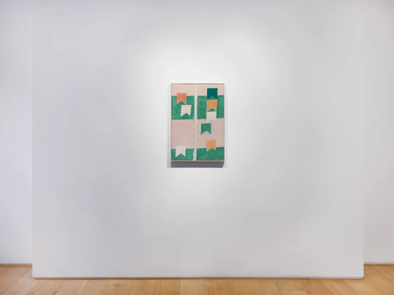 Installation shot from Dialogues: Memories of Alfredo Volpi, @ LAMB