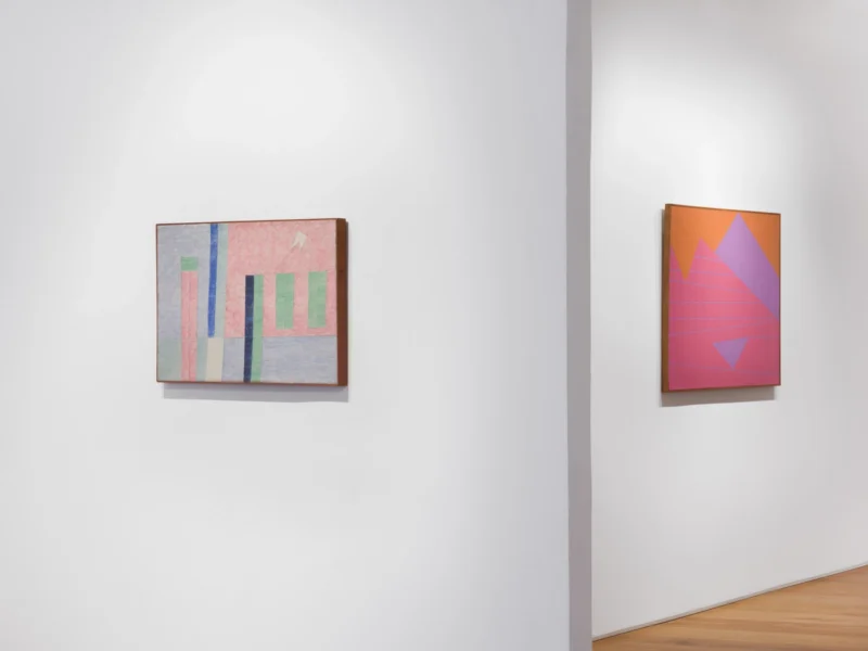 Installation shot from Dialogues: Memories of Alfredo Volpi, @ LAMB