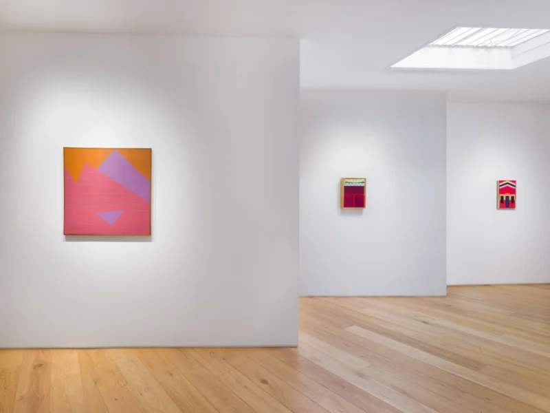 Installation shot from Dialogues: Memories of Alfredo Volpi, @ LAMB