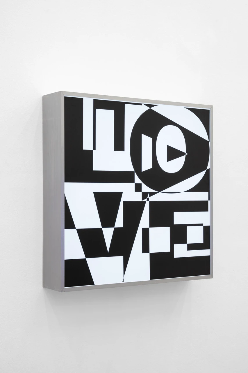 Heimo Zobernig, untitled (LOVE/HATE), 2012