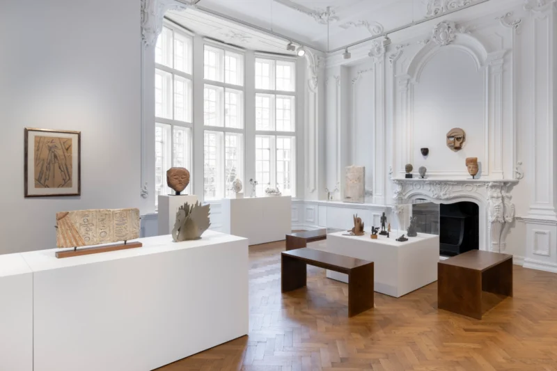 Installation shot from Thomas Houseago: Death’s Sacred Mirror, @ Lévy Gorvy Dayan