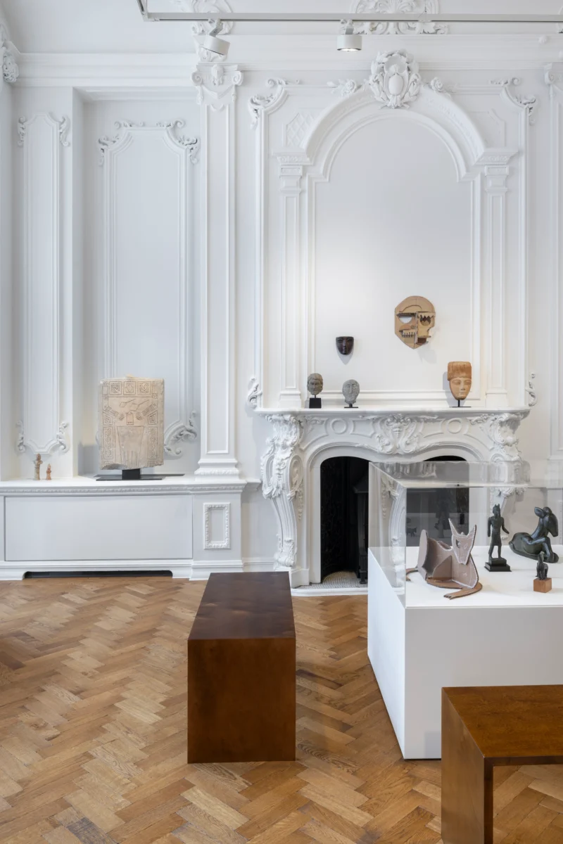 Installation shot from Thomas Houseago: Death’s Sacred Mirror, @ Lévy Gorvy Dayan