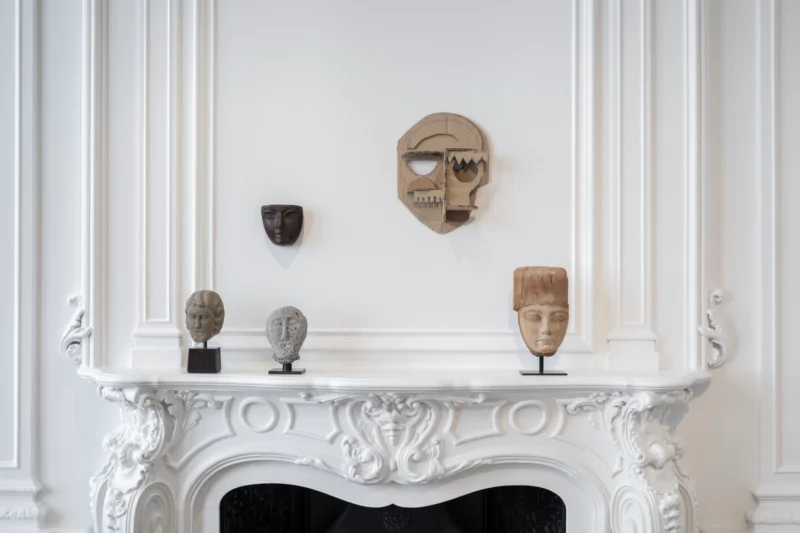 Installation shot from Thomas Houseago: Death’s Sacred Mirror, @ Lévy Gorvy Dayan